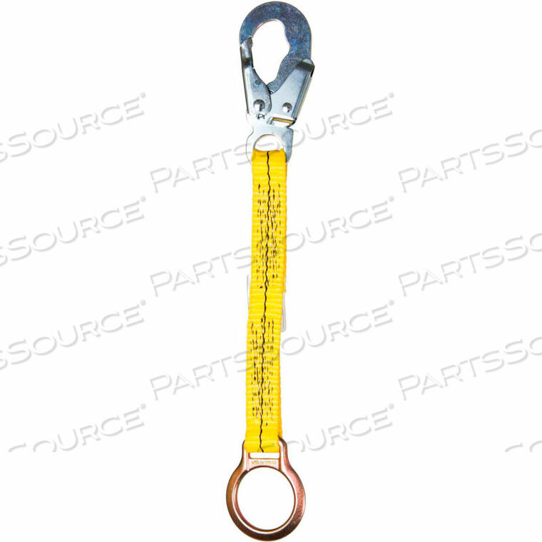 NON-SHOCK ABSORBING 2' EXTENSION LANYARD SINGLE LEG, STEEL SNAP HOOK by Guardian Fall Protection