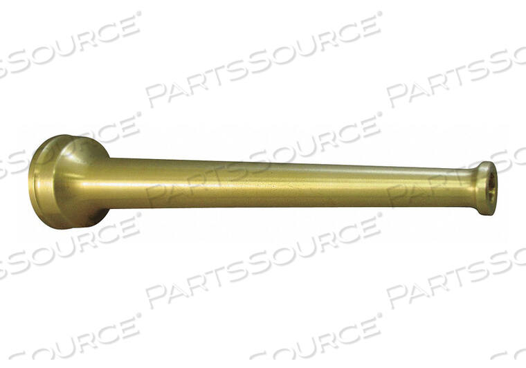 FIRE HOSE PLAIN HOSE NOZZLE - 1 IN. NH - BRASS by Moon American