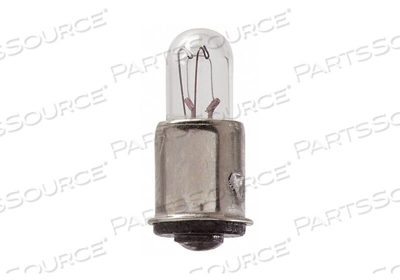 MINIATURE LAMP, 1.12W, 14V, T-1 3/4, S.C. MIDGET FLANGE BASE, 0.23 IN., 15000 HRS by Eiko