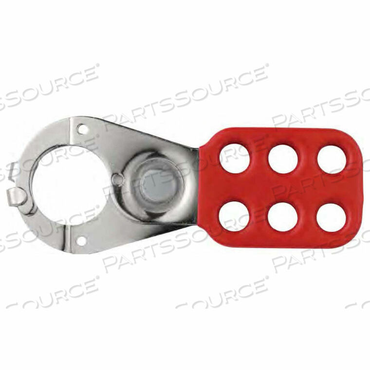 ST0801 STEEL SAFETY LOCKOUT HASP, 1" JAW W/ TABS by Abus
