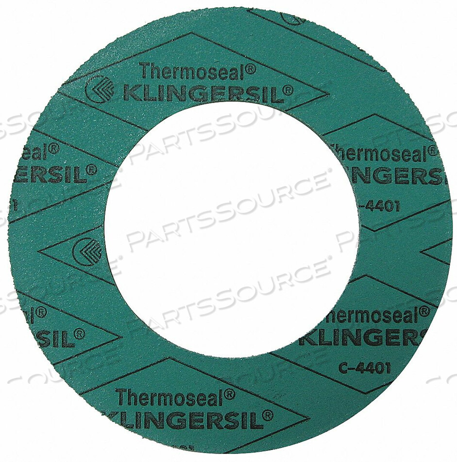 FLANGE GASKET 2-1/2 IN. 1/8 IN. GREEN by Thermoseal