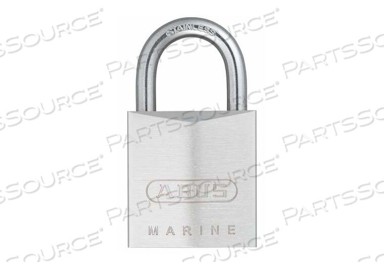 KEYED PADLOCK 5/8 IN RECTANGLE SILVER by Abus