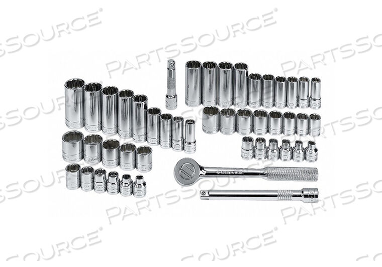 SOCKET WRENCH SET 3/8 IN DR 47 PC by SK Professional Tools