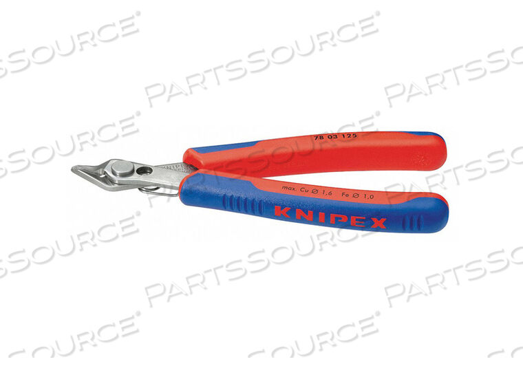 ELECTRONIC SUPER KNIPS WITH BOX JOINT DESIGN & COMFORT GRIP, 5" OAL by Knipex