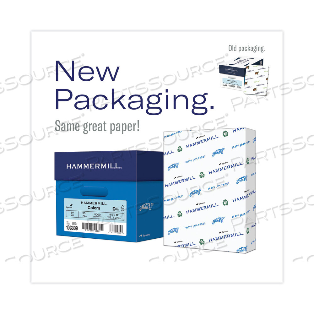 COLORS PRINT PAPER, 20 LB BOND WEIGHT, 8.5 X 11, LILAC by Hammermill