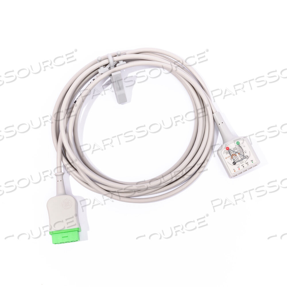 ECG TRUNK CABLE 3/5-LEAD AHA 3.6 M/12 FT. - SERVICE EDITION by GE Healthcare