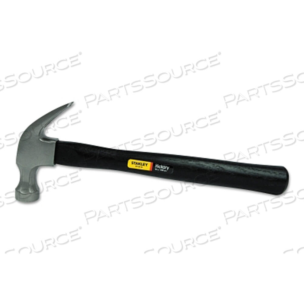 51-616 STANLEY HICKORY HANDLE NAILING HAMMER CC-16 OZ by Stanley