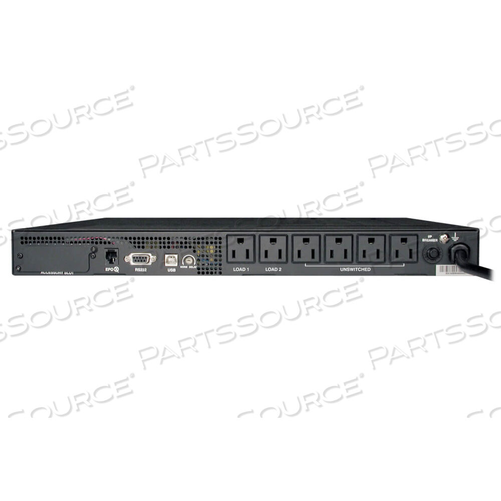 1000VA 800W UPS SMART RACKMOUNT AVR 120V USB DB9 SNMP 1URM by Tripp Lite