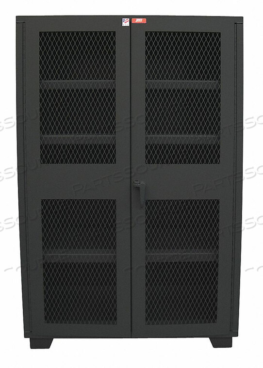 SHELVING CABINET 78 H 48 W BLACK by Jamco