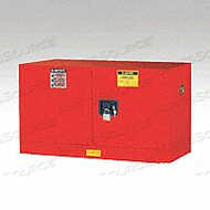 FLAMMABLE SAFETY CABINET 17 GAL. RED by Justrite