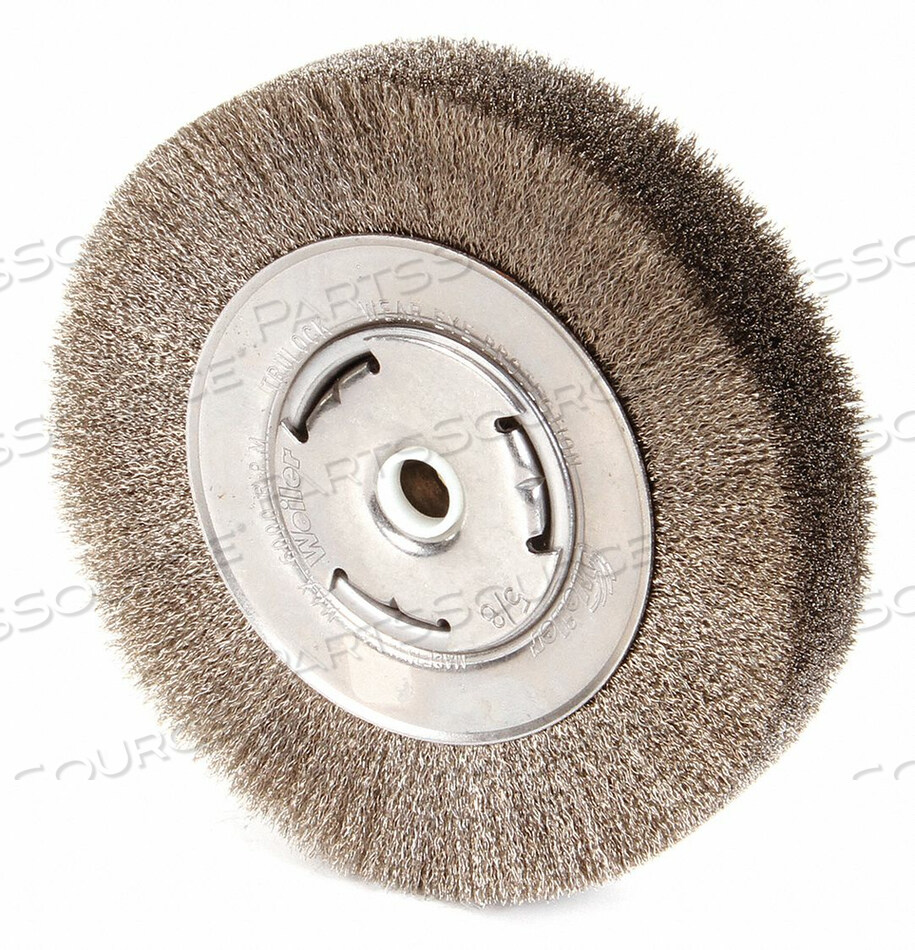 CRIMPED WIRE WHEEL BRUSH ARBOR 6 IN. by Weiler