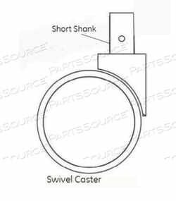 SWIVEL CASTER 5 INCH by OEC Medical Systems (GE Healthcare)