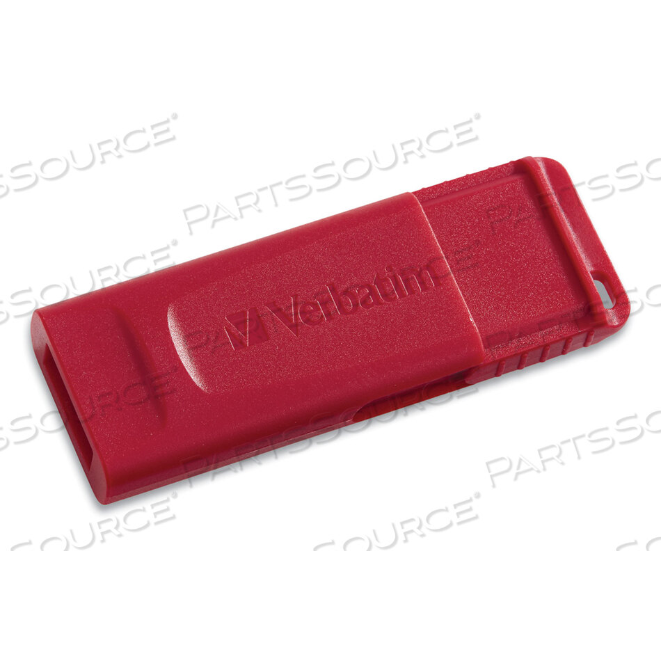 STORE 'N' GO USB FLASH DRIVE, 128 GB, RED by Verbatim