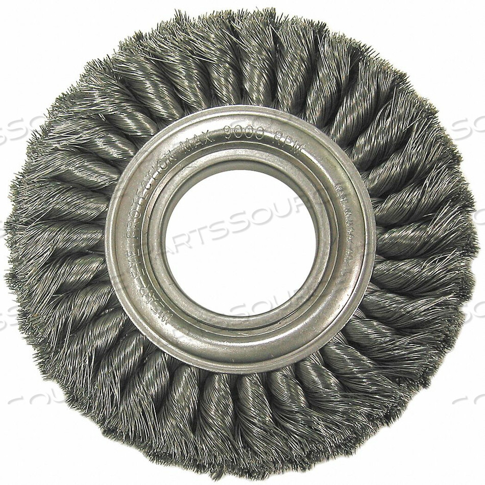 KNOT WIRE WHEEL BRUSH ARBOR 8 IN. by Weiler