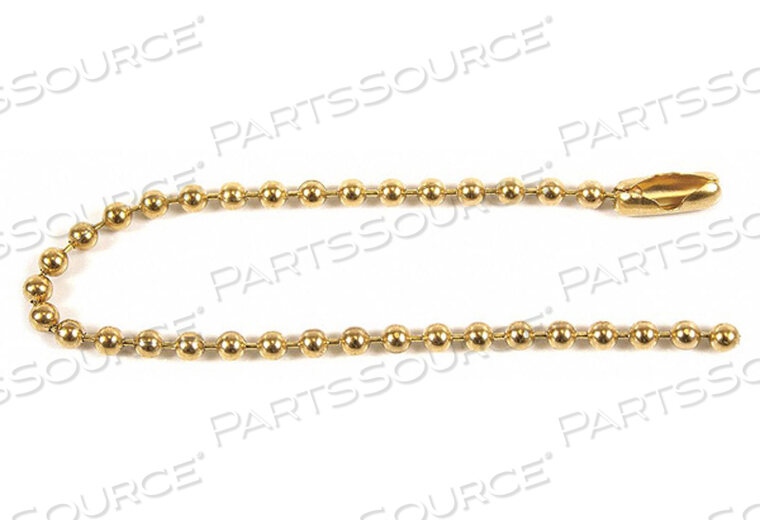 BEADED CHAIN BRS 4-1/2 IN PK25 by C.H. Hanson