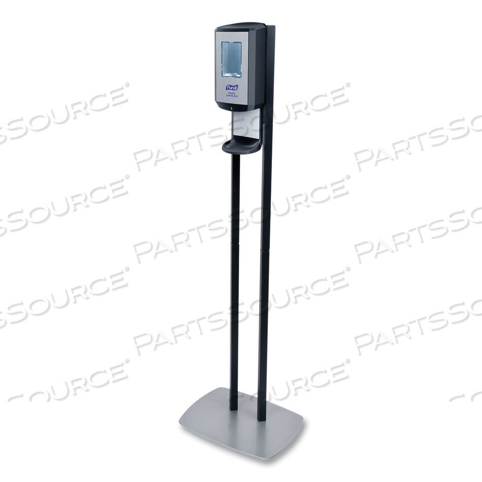CS6 HAND SANITIZER FLOOR STAND WITH DISPENSER, 1,200 ML, 13.5 X 5 X 28.5, GRAPHITE/SILVER by Purell