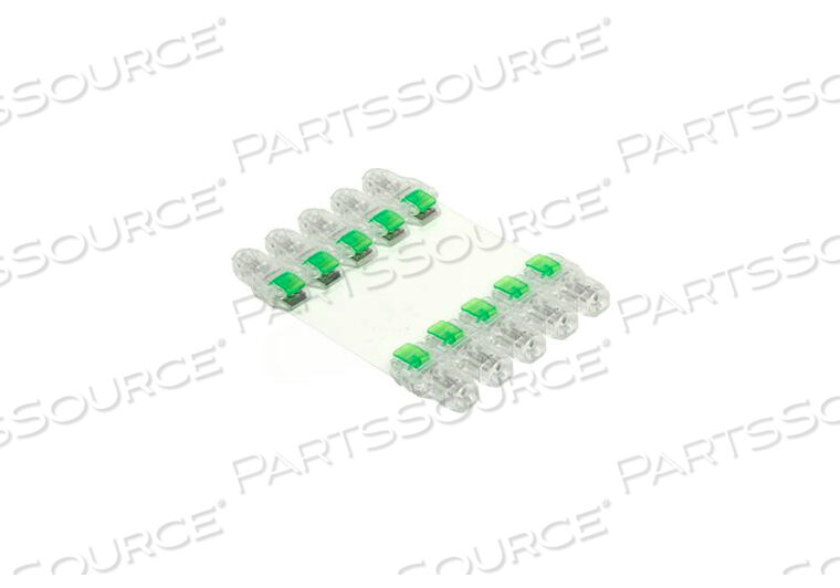 CONNECTOR, 3 TO 4 MM, BANANA, GREEN LEVER by Curbell Medical
