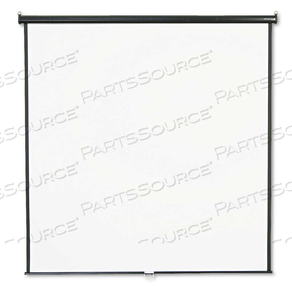 WALL OR CEILING PROJECTION SCREEN, 84 X 84, WHITE MATTE FINISH by Quartet