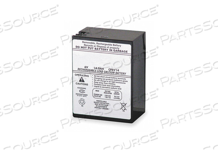 BATTERY SEALED LEAD ACID 6V 14A/HR. by Lithonia Lighting