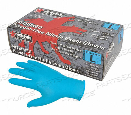 DISPOSABLE GLOVES NITRILE XL PK1000 by MCR Safety
