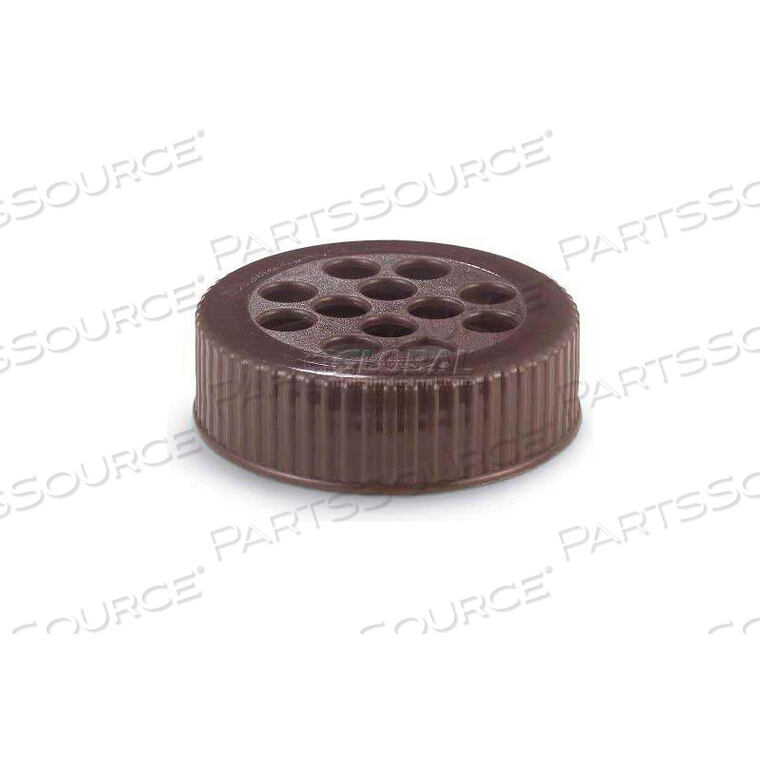 TRAEX DRIPCUT DREDGES & CAPS, EXTRA LARGE, BROWN LID by Vollrath