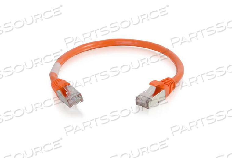 10FT 26 AWG CAT6 SNAGLESS SHIELDED ETHERNET NETWORK PATCH CABLE - ORANGE by Legrand AV (C2G)