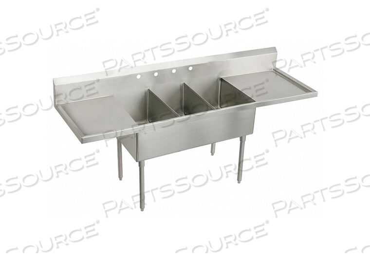 SCULLERY SINK WITHOUT FAUCET 48 IN L by Elkay