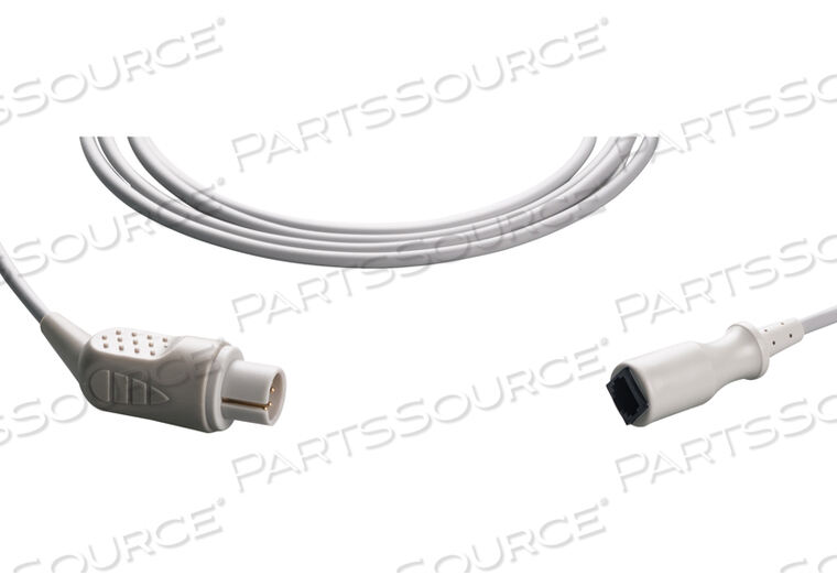 IBP ADAPTER CABLE, 5 MM, 4 M CABLE, TPU JACKET, GRAY, MEETS AAMI ANSI EC53 
