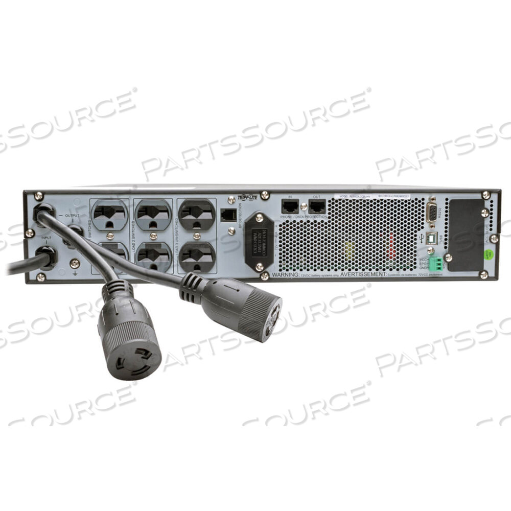 UPS 3000VA 2700W SMART ONLINE LCD RACKMOUNT 208/240V USB DB9 2U by Tripp Lite