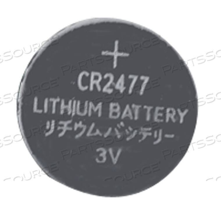 CR2477 R&D Batteries, Inc. BATTERY, COIN CELL, 2477, LITHIUM, 3V