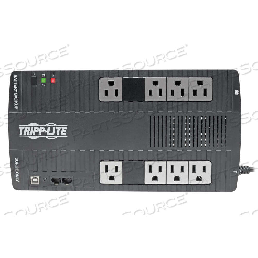 700VA 350W NEMA 5-15P - 5-15R AVR LINE INTERACTIVE UPS by Tripp Lite