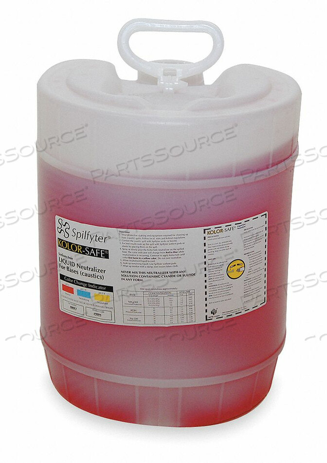 CHEMICAL NEUTRALIZER BASES 5 GAL by Spilfyter