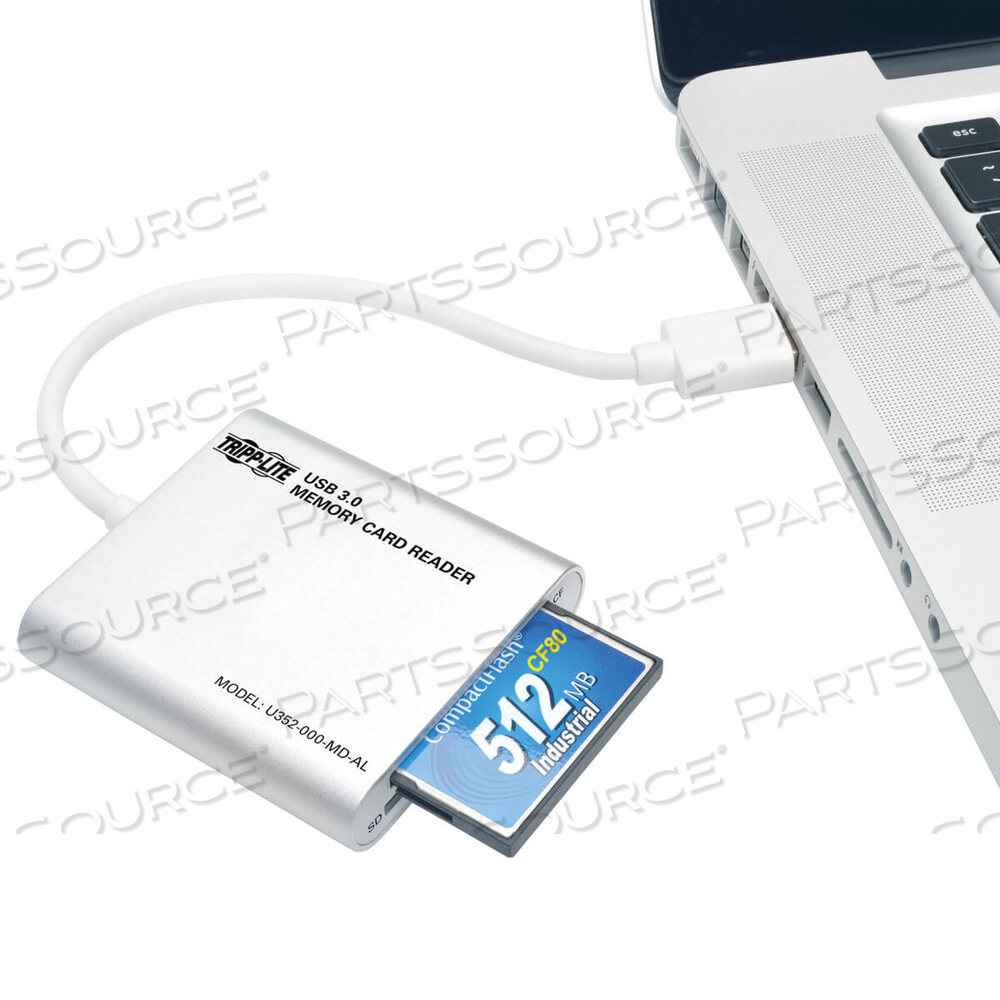USB 3.0 SUPERSPEED MULTI-DRIVE MEMORY CARD READER/WRITER 5GBPS by Tripp Lite