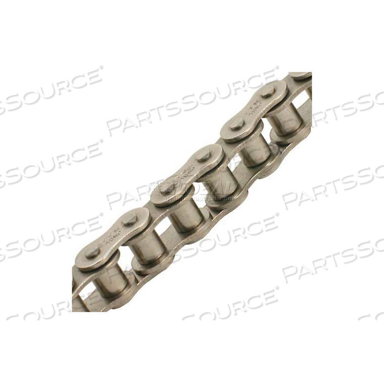 PRECISION ANSI NICKEL PLATED ROLLER CHAIN - 80-1NP - 1" PITCH - 10FT BOX by Tritan