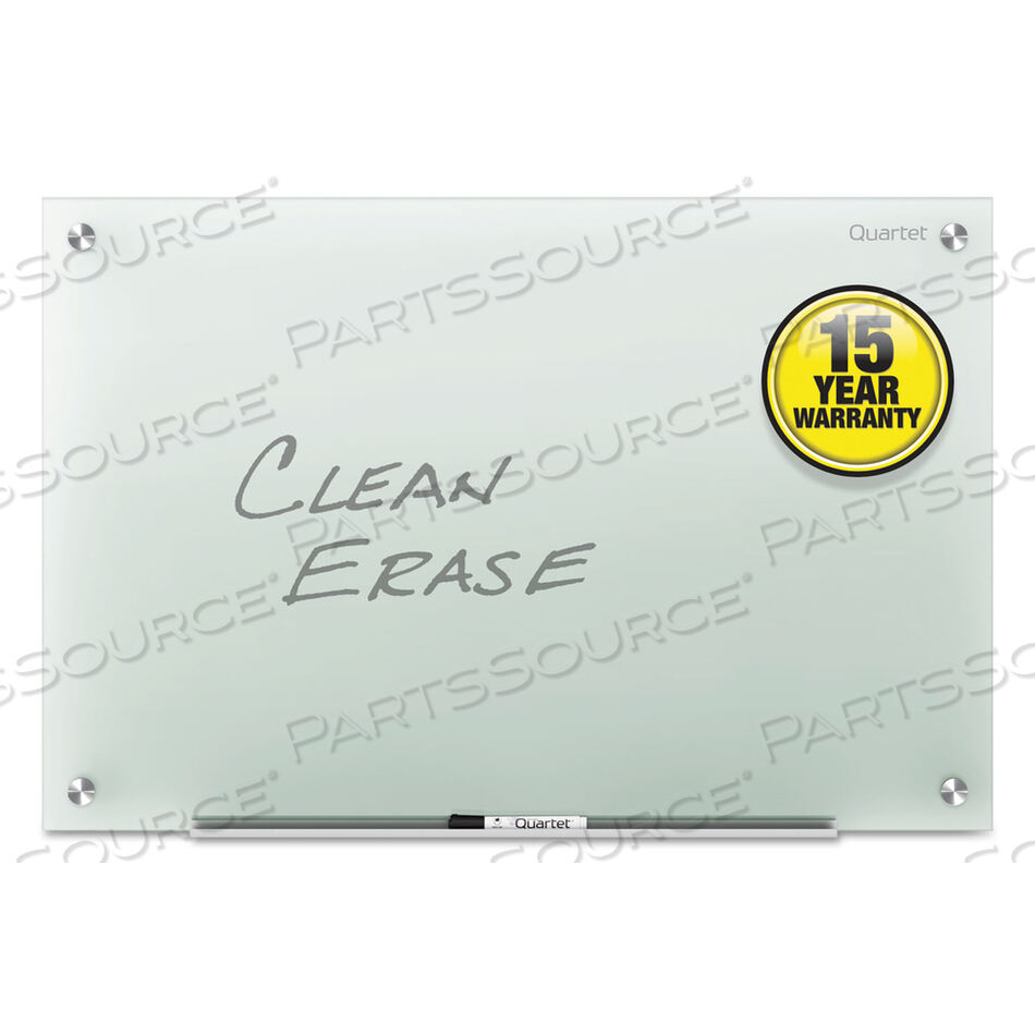 INFINITY GLASS MARKER BOARD, FROSTED, 72 X 48 by Quartet