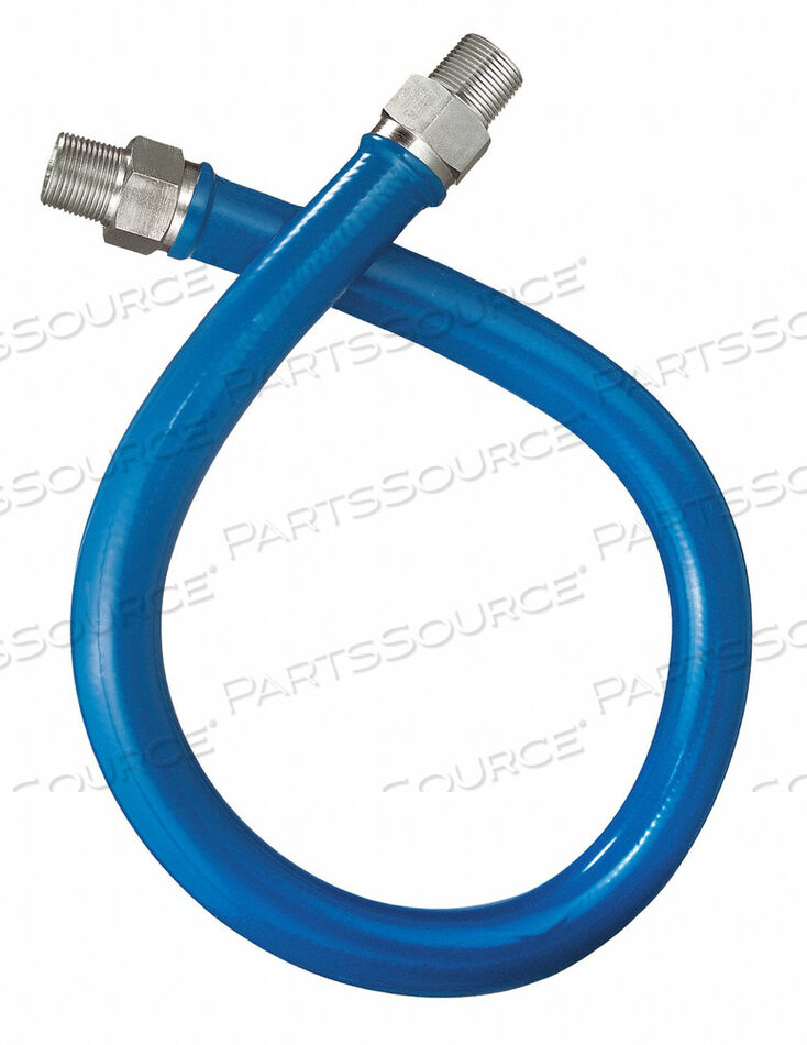 COATED GAS CONNECTOR 1" MPT X 48" by Dormont