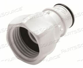 NON-VALVED COUPLING INSERT, 3/4 IN CONNECTION, FEMALE CONNECTION, WHITE, POLYSULFONE, MOLDED BLACK, -40 TO 280 DEG F, 125 PSI VACUUM 