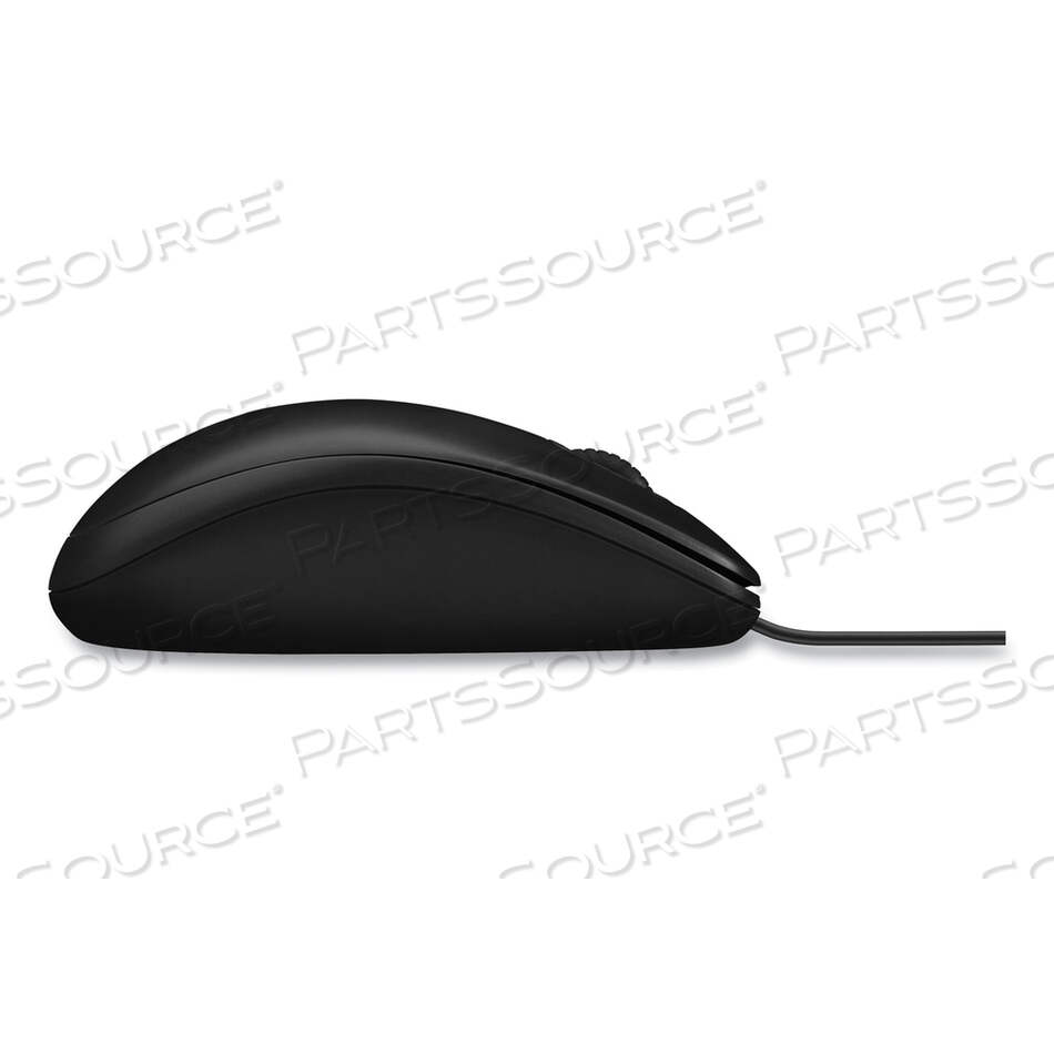 M100 CORDED OPTICAL MOUSE, USB 2.0, LEFT/RIGHT HAND USE, BLACK by Logitech