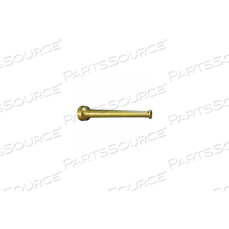 FIRE HOSE PLAIN HOSE NOZZLE - 1-1/2 IN. NH - BRASS by Moon American