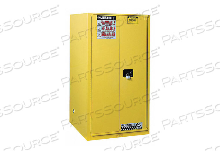 FLAMMABLE CABINET 96 GAL. YELLOW by Justrite