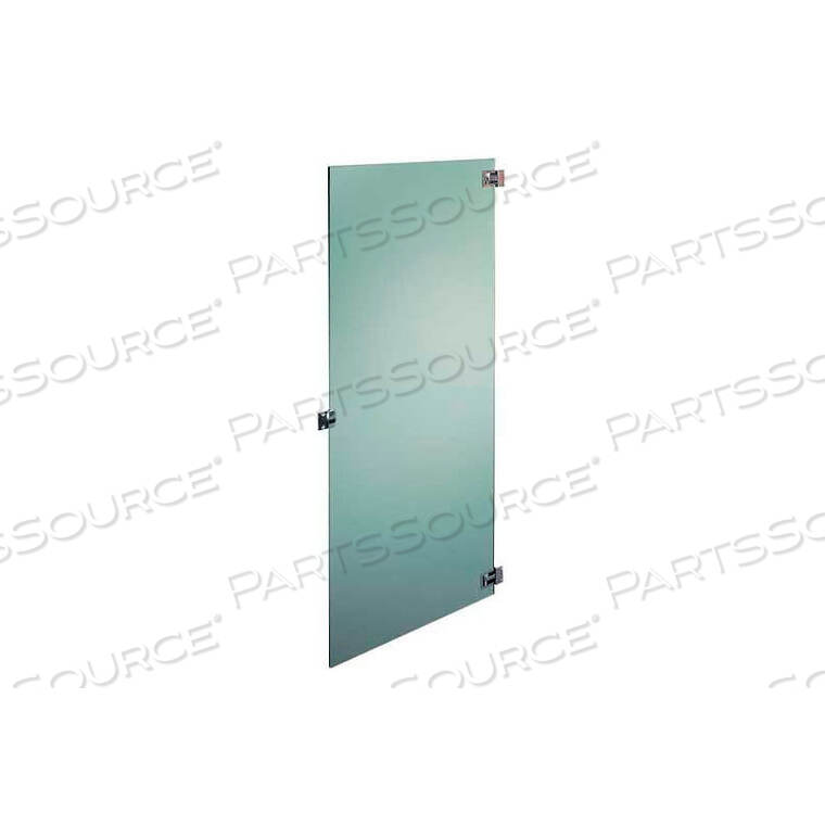 PLASTIC LAMINATE OUTWARD SWING DOOR W/ HARDWARE - 36"W TAUPE by Global Partitions