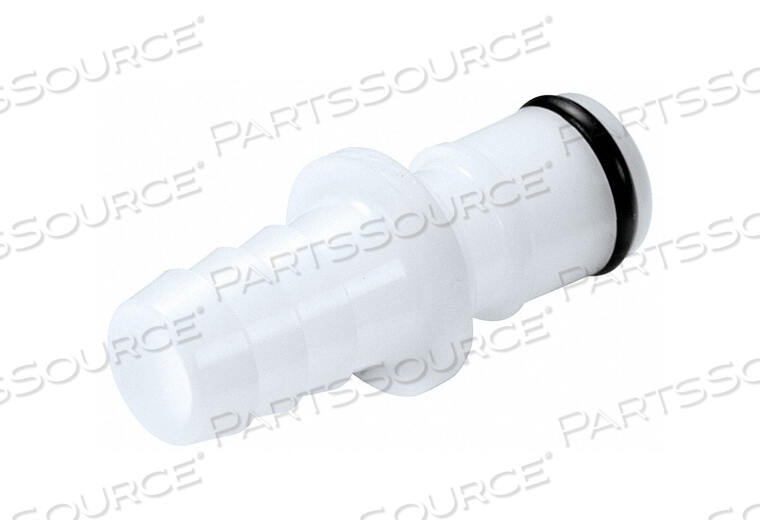 1/4 HOSE BARB NON-VALVED IN-LINE  ACETAL (POM) COUPLING INSERT by Colder Products Company