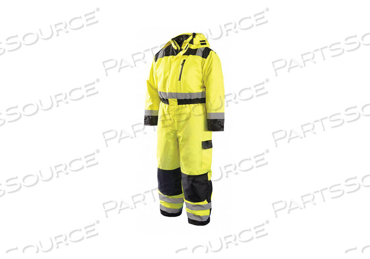 COVERALL UNISEX 2XL YELLOW POLYESTER by Occunomix