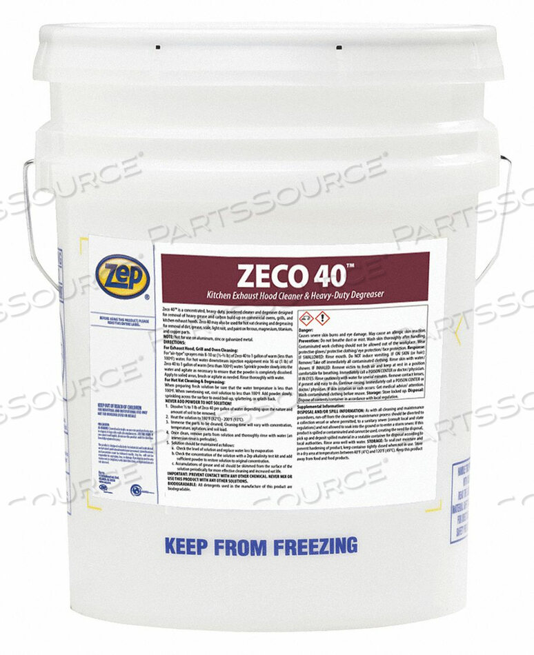 DEGREASER 40 LB. PAIL by Zep