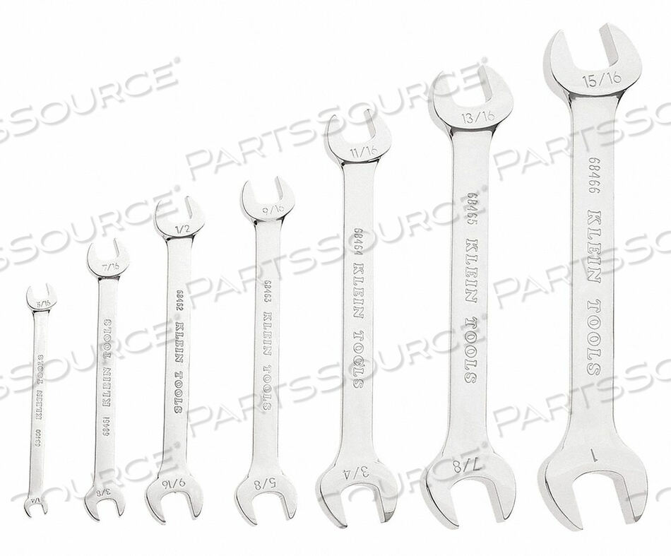 OPEN-END WRENCH SET, 7-PC. W/ POUCH by Klein Tools