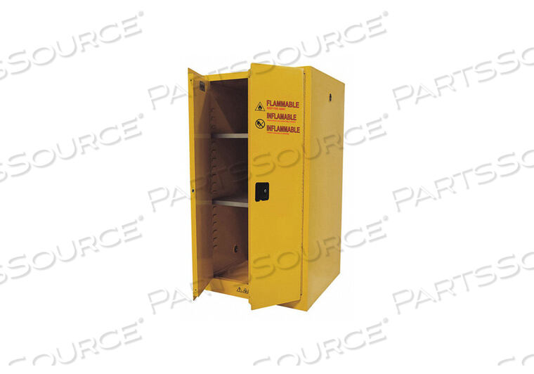FLAMMABLE SAFETY CABINET 60 GAL. YELLOW by Condor