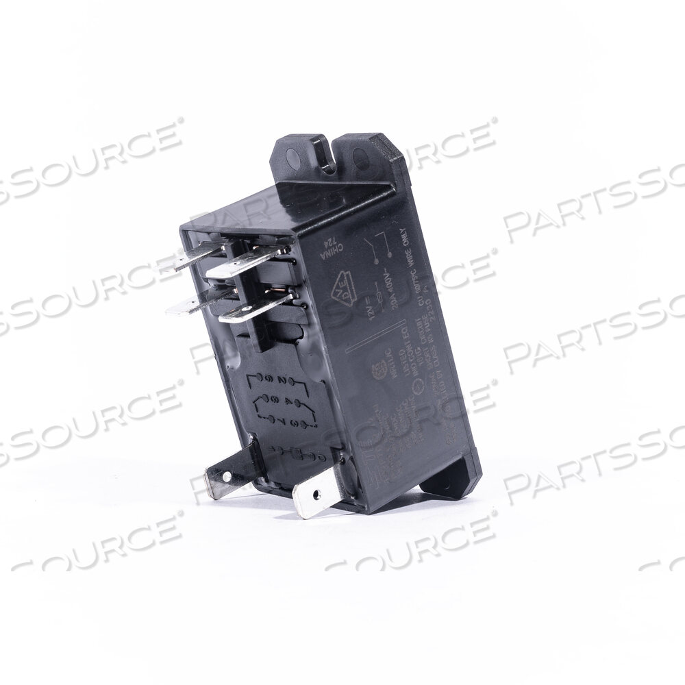 RELAY, 3 A, 12 VDC COIL, 2 POLES, DPST 