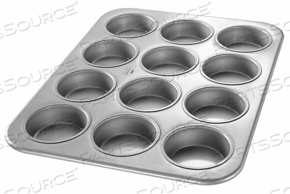 JUMBO MUFFIN PAN 12 MOULDS by Chicago Metallic