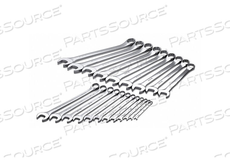 COMBO WRENCH SET LONG 1/4-1-1/2 IN 21 PC by SK Professional Tools
