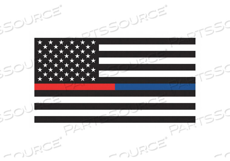 US THIN RED AND BLUE LINE FLAG 3FT X 5FT by Annin Flagmakers